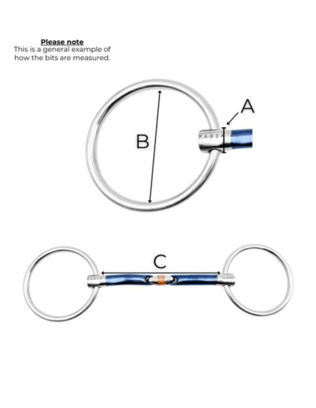Wędzidło Marcus Sweet Iron Loose Rings FAGER
