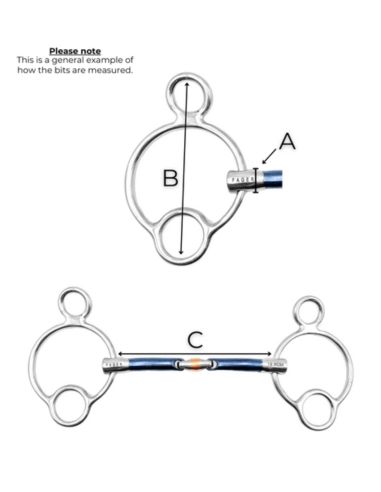 Wędzidło Julia 2,5 rings FAGER