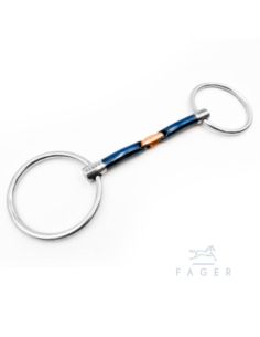 Wędzidło John Sweet Iron Loose Rings FAGER