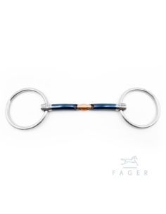 Wędzidło John Sweet Iron Loose Rings FAGER 2