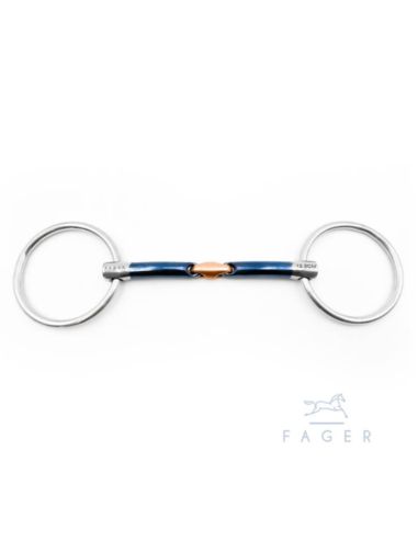 Wędzidło John Sweet Iron Loose Rings FAGER