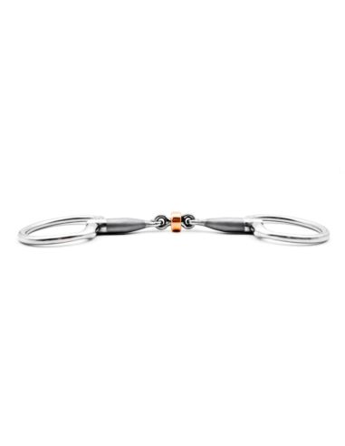 Wędzidło Jenny Sweet Iron fixed rings FAGER