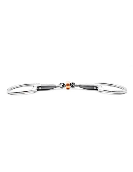 Wędzidło Jenny Sweet Iron fixed rings FAGER