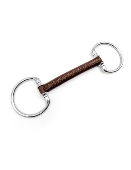 Wędzidło skórzane Adam Fixed Rings FAGER