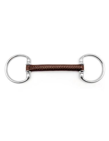 Wędzidło skórzane Adam Fixed Rings FAGER