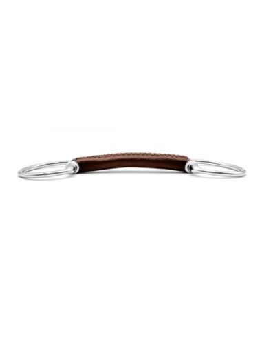 Wędzidło skórzane Adam Fixed Rings FAGER