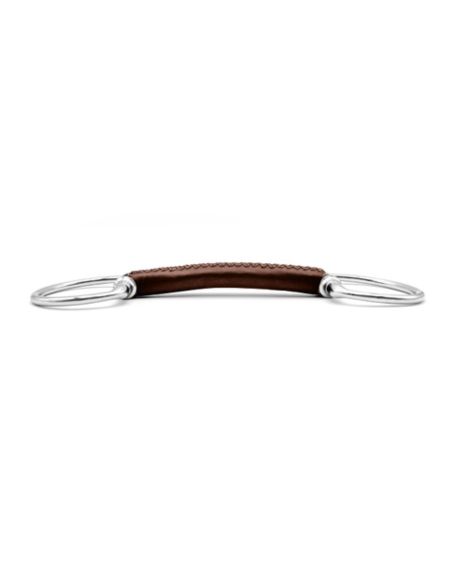 Wędzidło skórzane Adam Fixed Rings FAGER