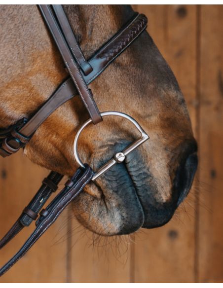 Wędzidło John Sweet Iron D-ring FAGER