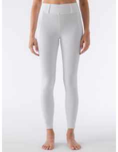 Legginsy damskie Carbef EQUILINE białe 2