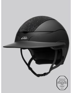 Kask Xanto Sun Visor Swarovski EQUILINE czarny mat