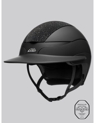 Kask Xanto Sun Visor Swarovski EQUILINE czarny mat
