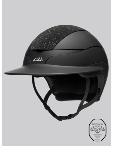 Kask Xanto Sun Visor Swarovski EQUILINE czarny mat
