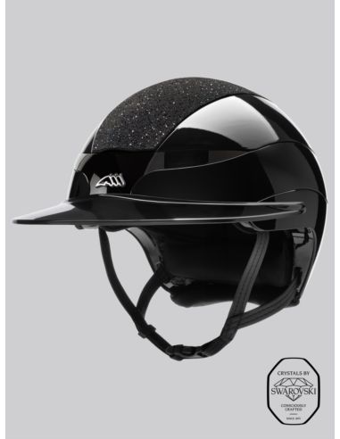 Kask Xanto Sun Visor Swarovski EQUILINE gloss blac