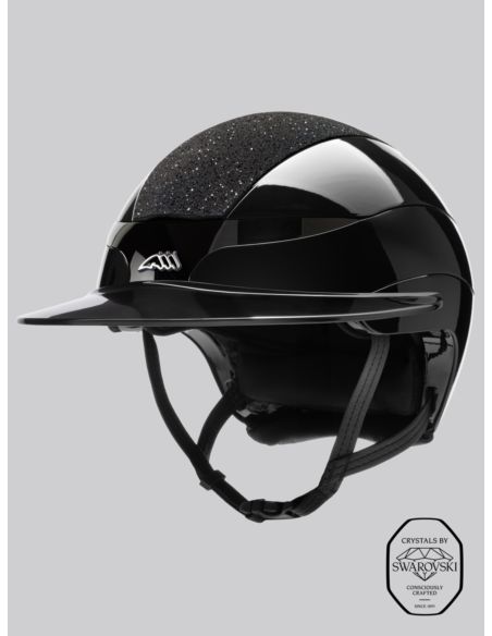 Kask Xanto Sun Visor Swarovski EQUILINE gloss blac