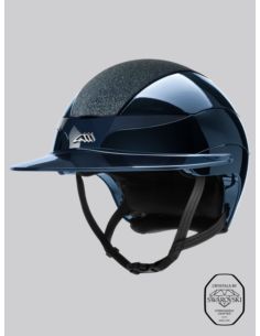 Kask Xanto Sun Visor Swarovski EQUILINE glossy blu