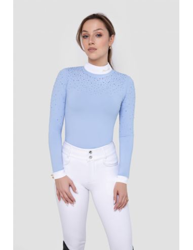 Koszula konkursowa Holly FLEUR DE LYS błękitna