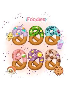Precle z lukrem z kolekcji FOODIE CANDY HORSE
