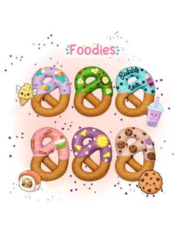 Precle z lukrem z kolekcji FOODIE CANDY HORSE