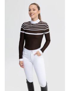 Koszula konkursowa Hazel FLEUR DE LYS brown