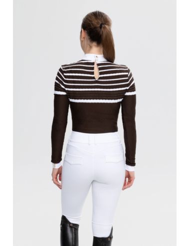 Koszula konkursowa Hazel FLEUR DE LYS brown