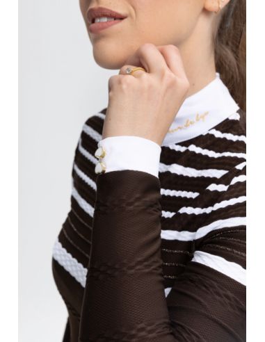 Koszula konkursowa Hazel FLEUR DE LYS brown