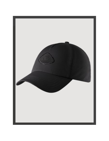 Czapka z daszkiem Eqglocap EQUILINE czarna