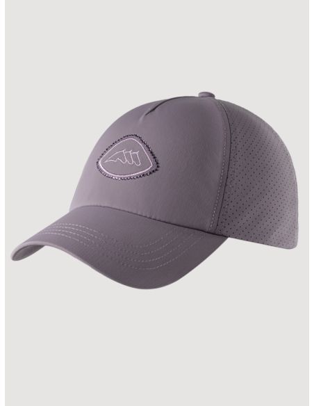 Czapka z daszkiem Eqglocap EQUILINE mauve