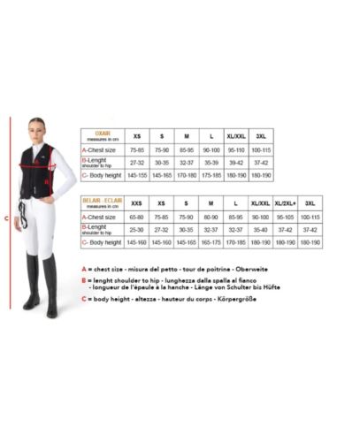 Kamizelka wybuchowa Belair EQUILINE czarna