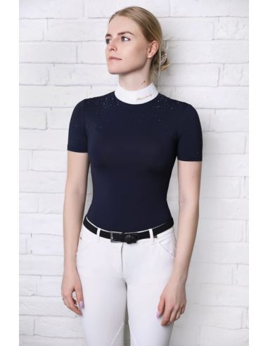 Koszula Holly shirt short navy FLEUR DE LYS