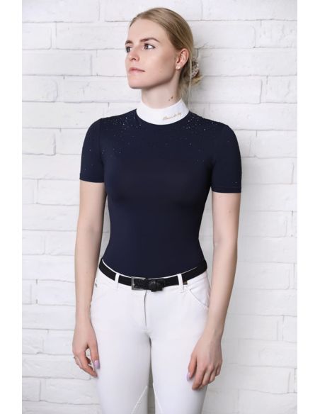 Koszula Holly shirt short navy FLEUR DE LYS