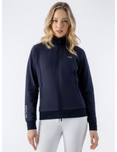 Bluza rozpinana Eqcarrek EQUILINE granatowa