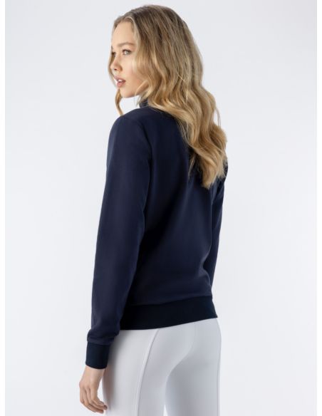 Bluza rozpinana Eqcarrek EQUILINE granatowa