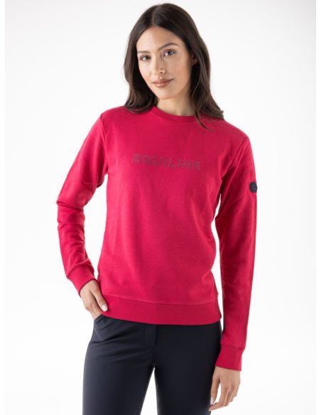 Bluza Dona Strass EQUILINE malinowa