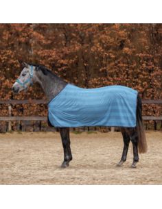 Derka siatkowa Stripe KAVALKADE niebieska