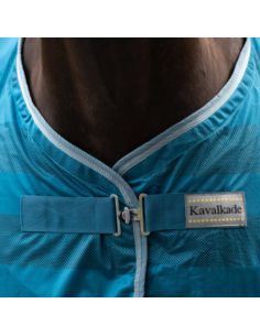 Derka siatkowa Stripe KAVALKADE petrol 2