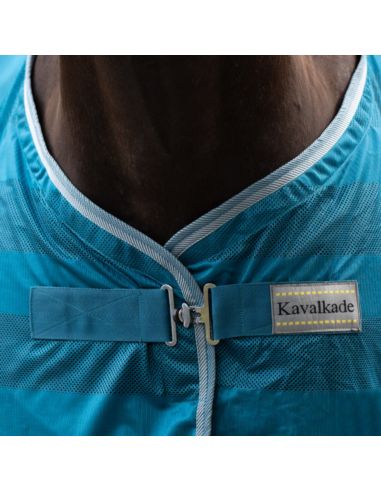 Derka siatkowa Stripe KAVALKADE petrol