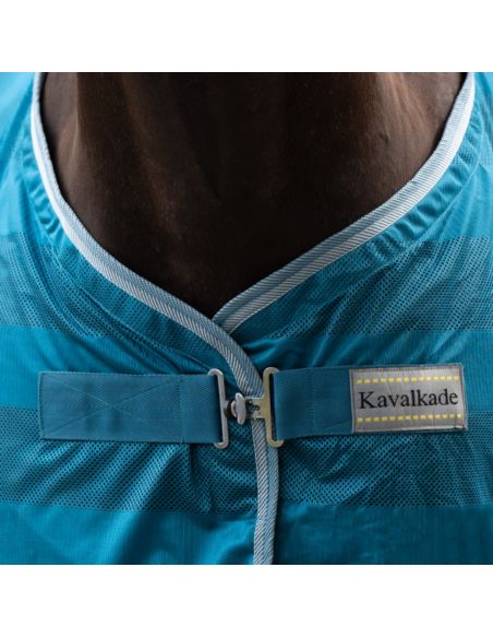 Derka siatkowa Stripe KAVALKADE petrol