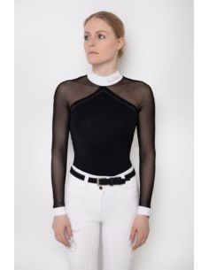 Koszula konkursowa Molly Spark FLEUR DE LYS czarna