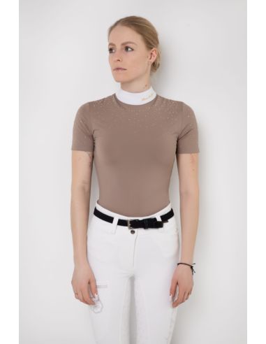 Koszula konkursowa Holly short FLEUR DE LYS beżowa