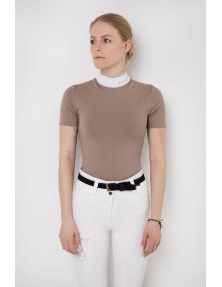 Koszula konkursowa Holly short FLEUR DE LYS beżowa