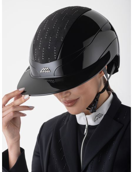 Kask Xanto Sun Visor Rain of D EQUILINE glossy bla
