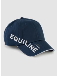 Czapka z daszkiem Charlie EQUILINE granatowa