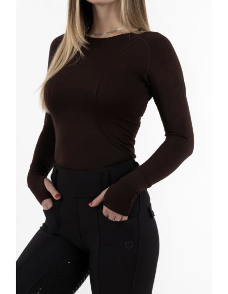 Koszulka Everyday longsleeve BJÖRN espresso
