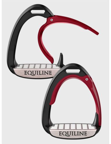 Strzemiona bezpieczne X-cel EQUILINE bordowe