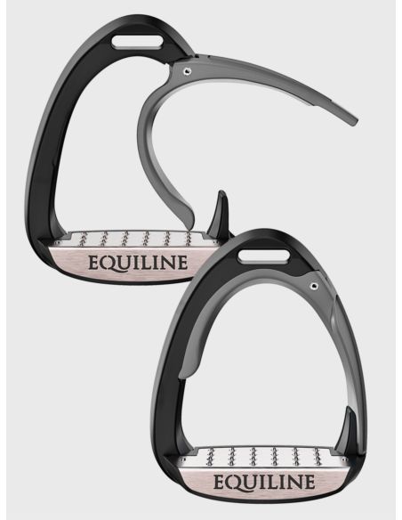 Strzemiona bezpieczne X-cel EQUILINE szare