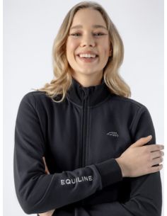 Bluza rozpinana Eqcarrek EQUILINE czarna