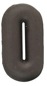 Stopery do wytoku gumowe czarne KERBL