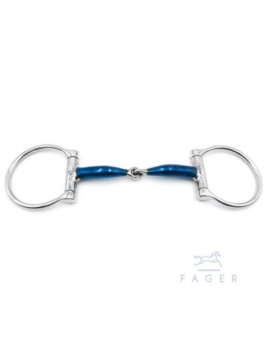 Wędzidło Anna Sweet Iron Fixed rings FAGER