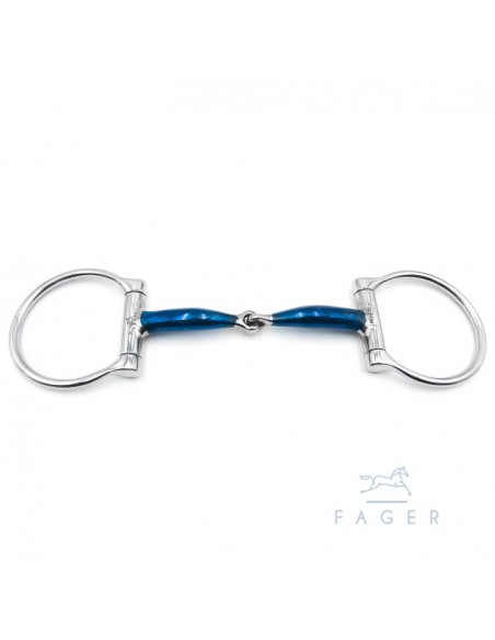 Wędzidło Anna Sweet Iron Fixed rings FAGER