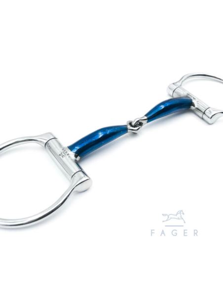 Wędzidło Anna Sweet Iron Fixed rings FAGER